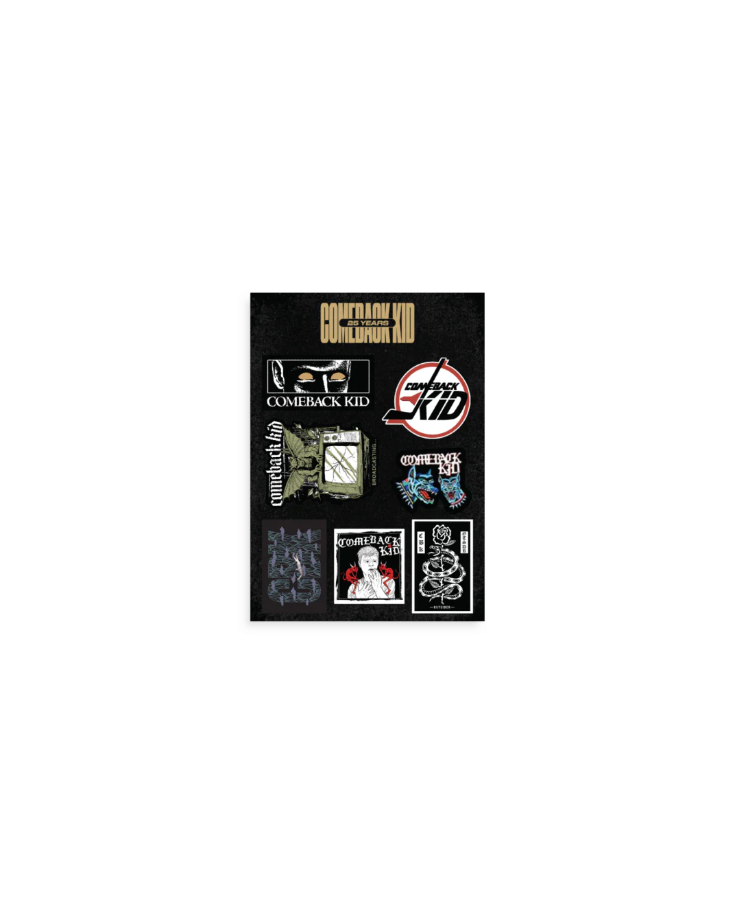 25 Years Sticker Sheet 1