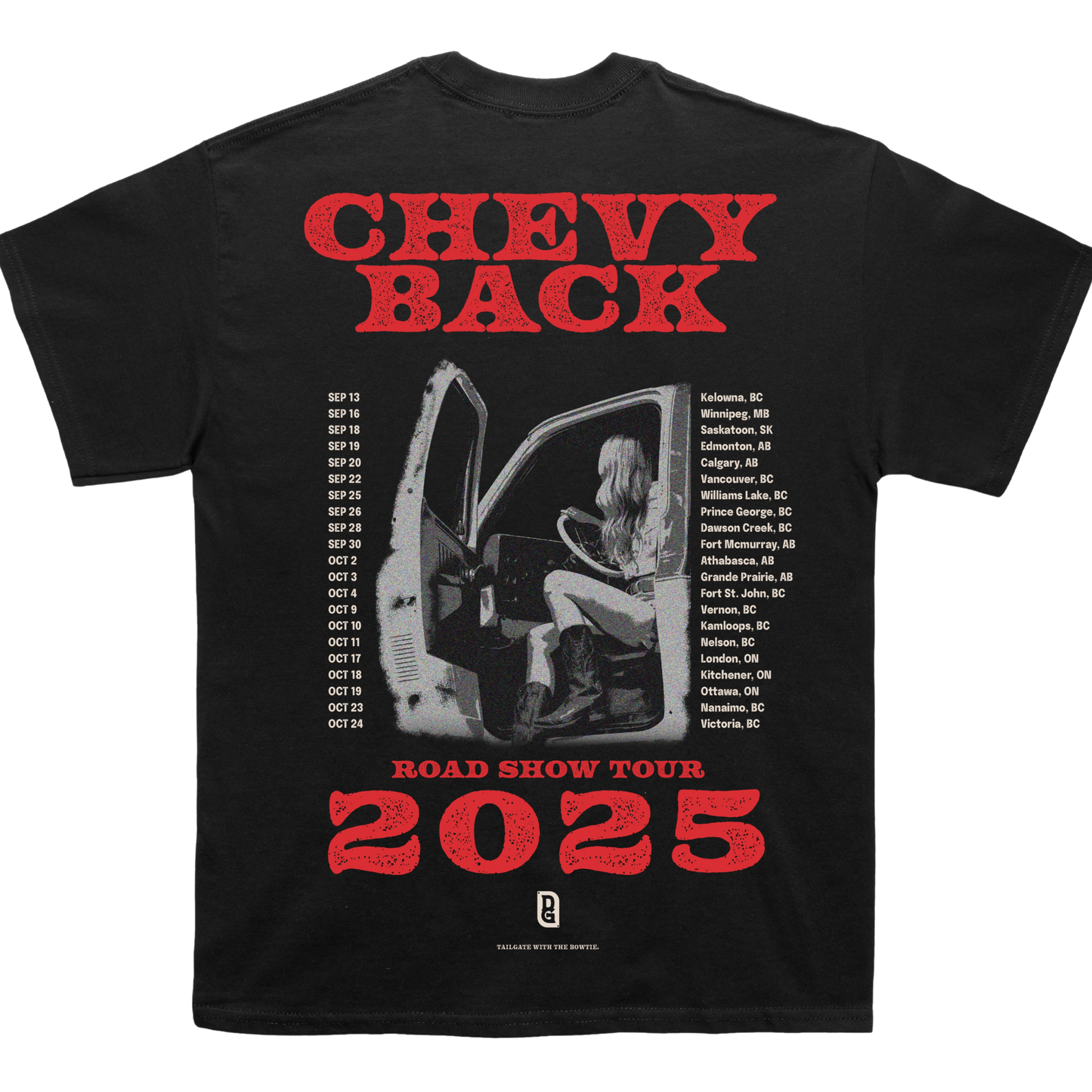 Chevy Back Road Show Tour Exclusive T-Shirt