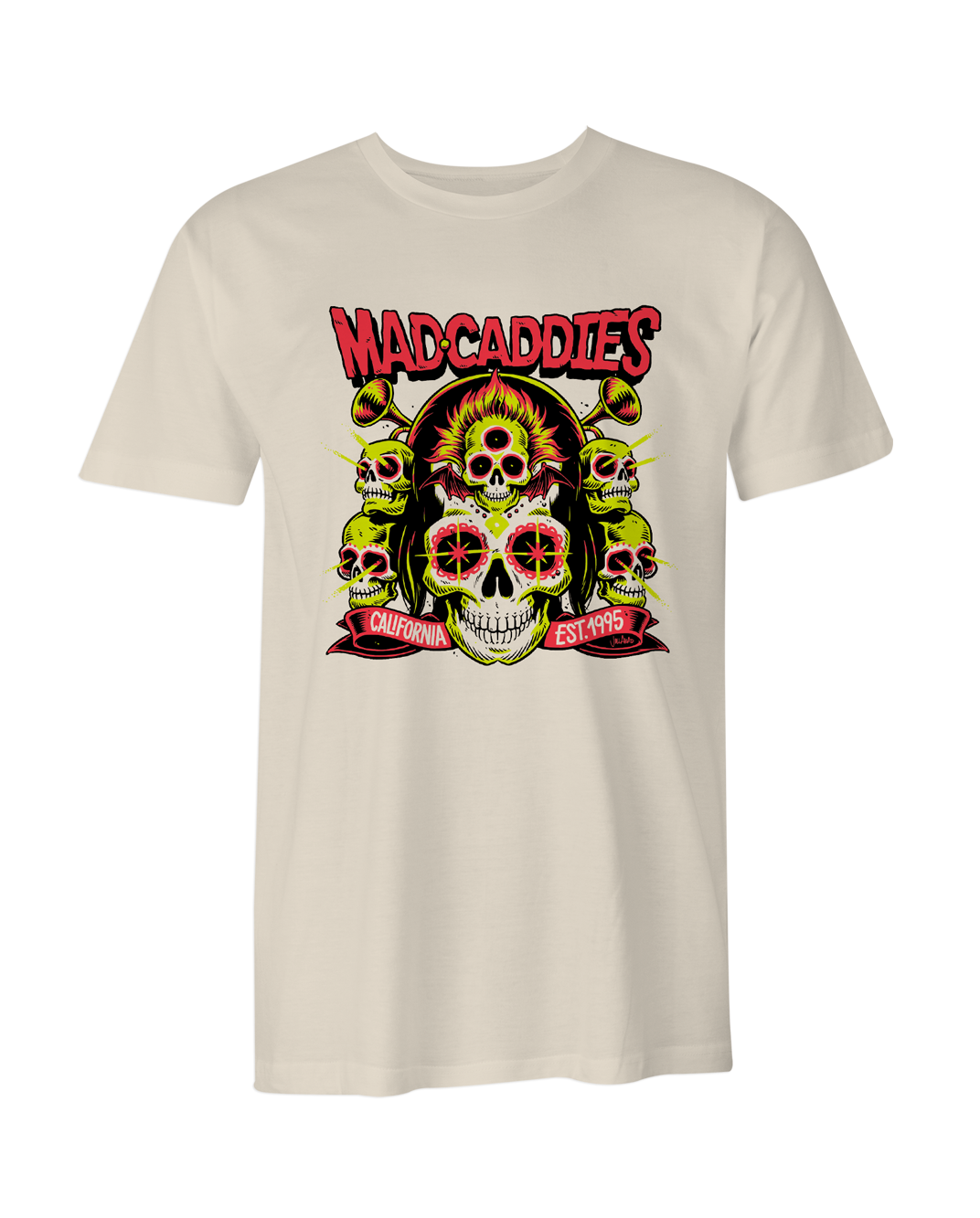 Skulls & Horns T-Shirt (Natural)