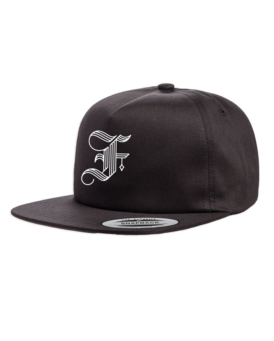 F Snapback Hat (Black)