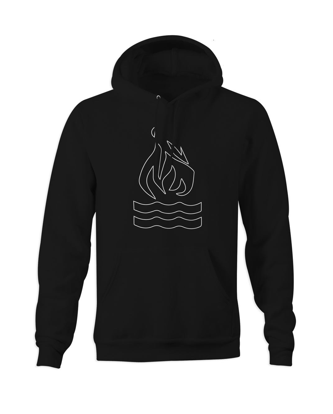 Traditional Outline Pullover Hoodie