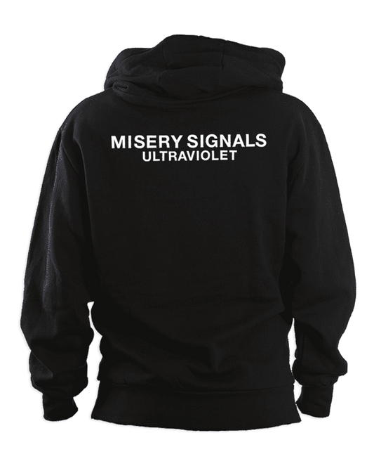 Black Ultraviolet Pullover Hoodie