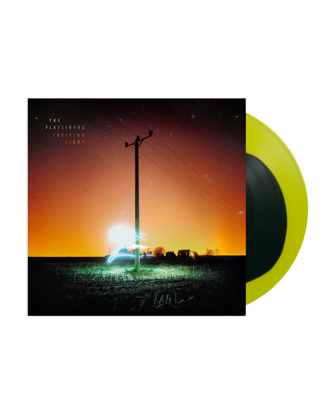 The Flatliners Inviting Light LP - Black Inside Yellow Vinyl