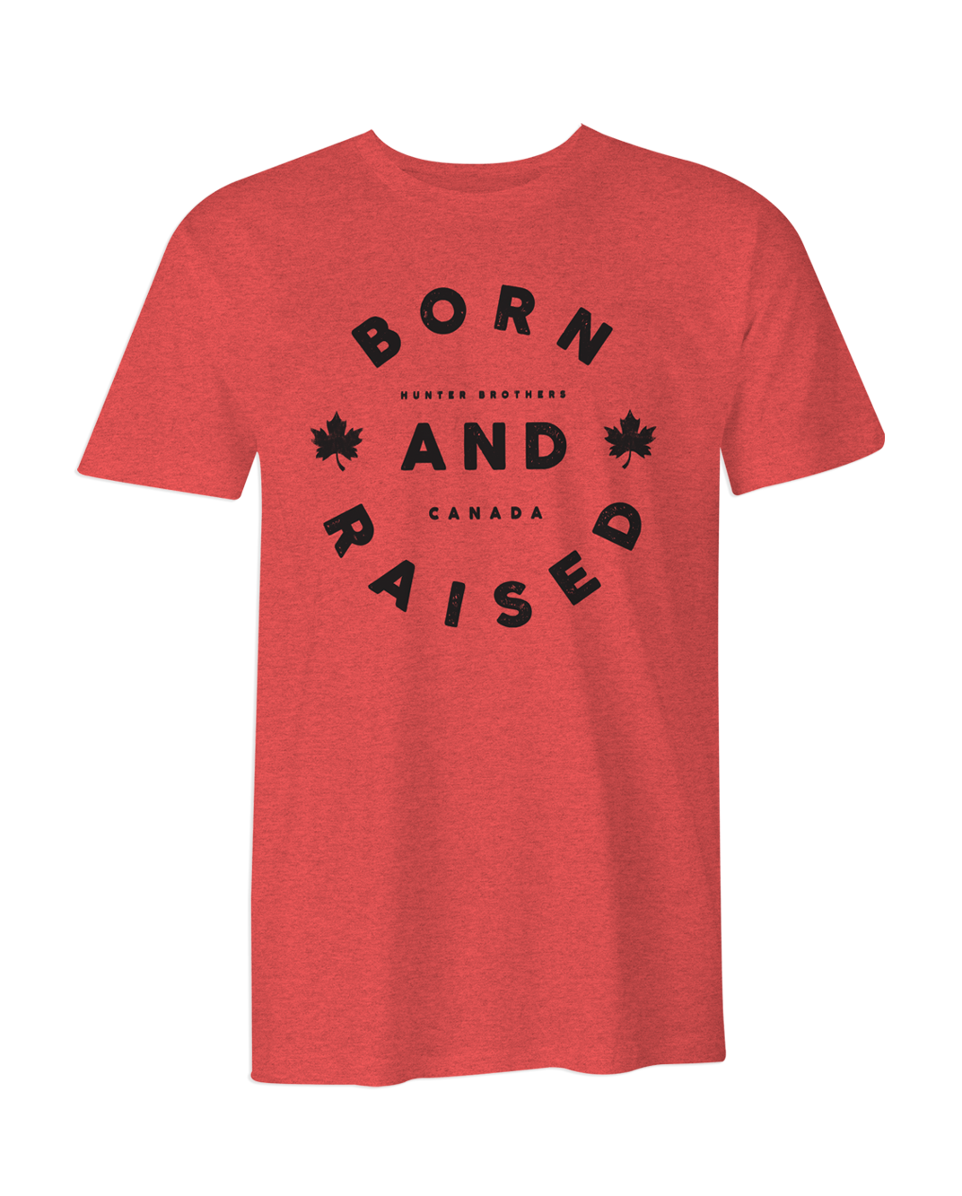 Born and Raised T-Shirt (Red Heather)