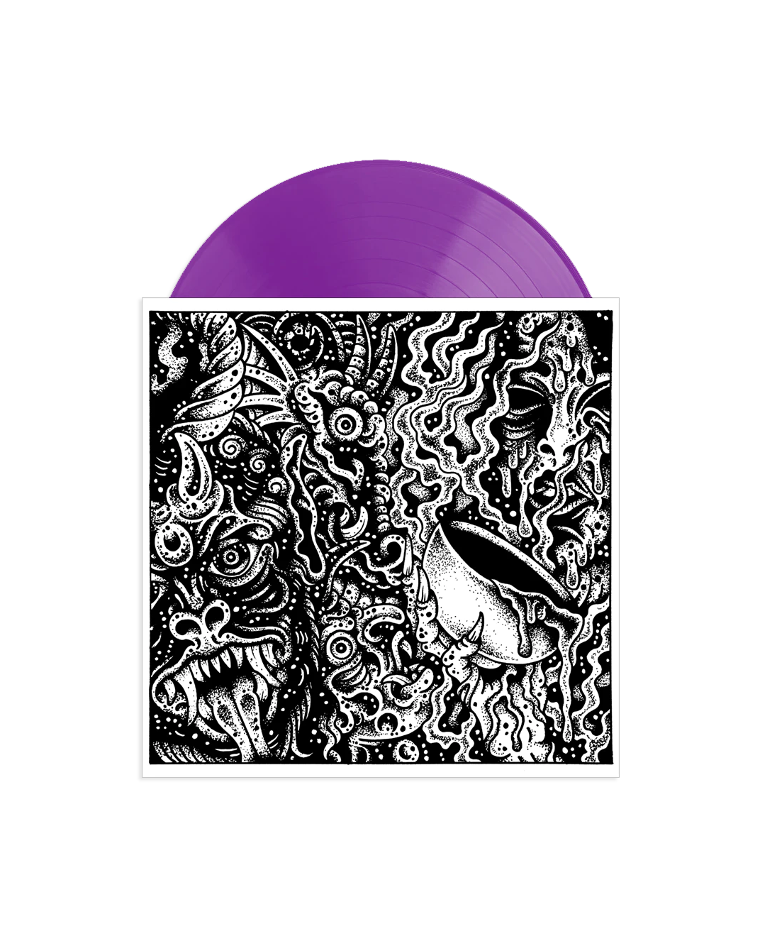 Satan Will Follow You Home LP (Clear Purple)