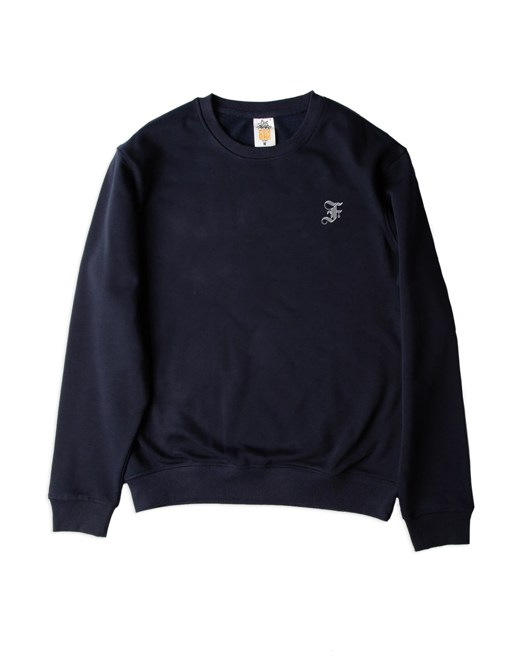 F Embroidered Crewneck (Navy)