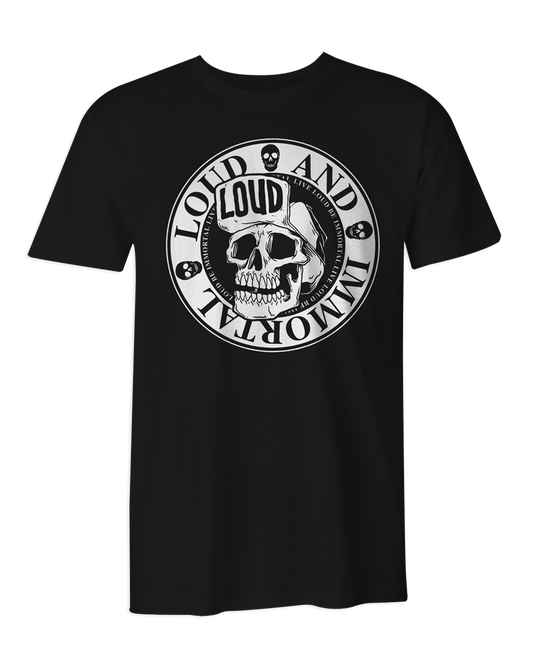 Loud & Immortal Skull Logo T-Shirt
