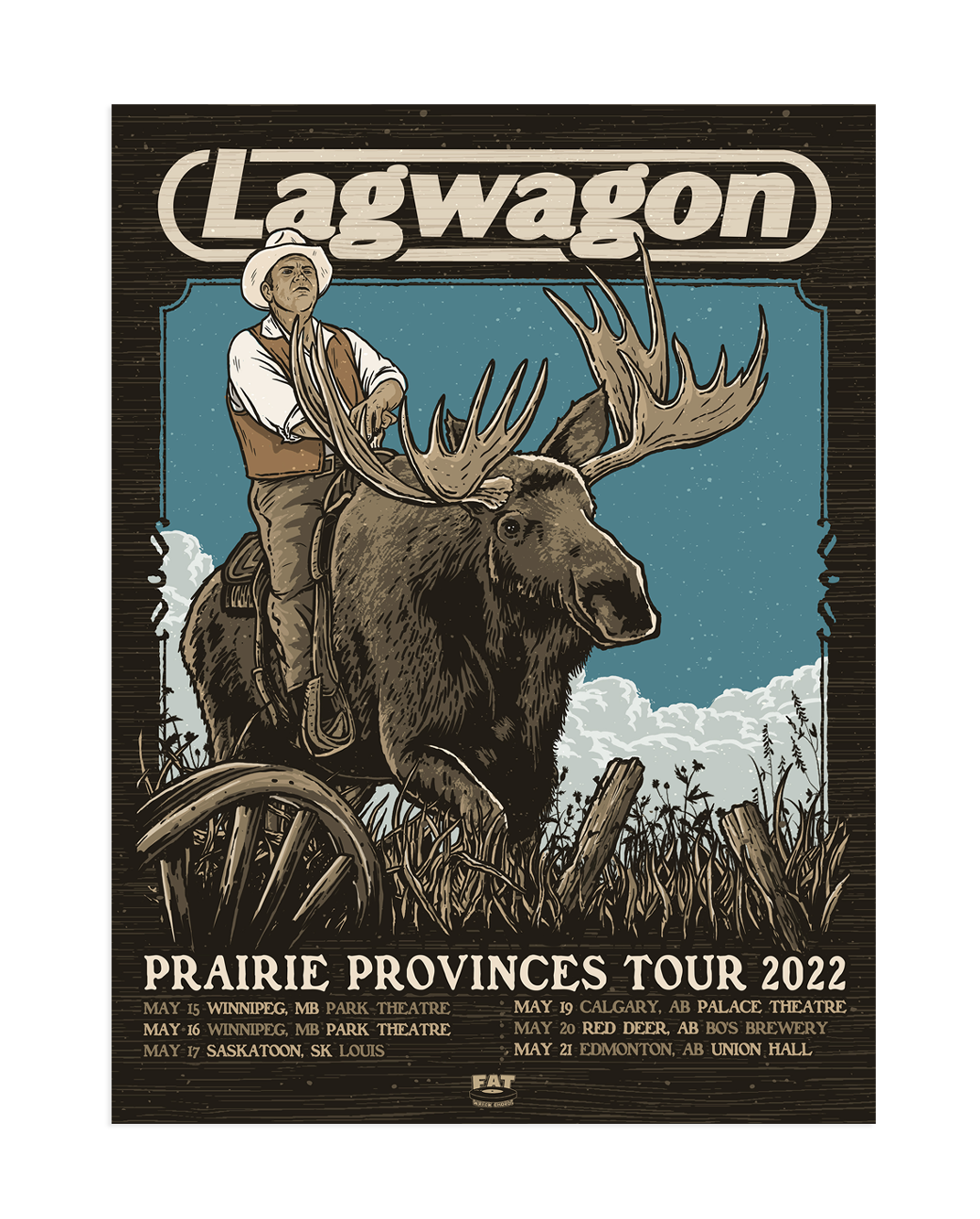 Prairie Provinces Screen Printed Poster