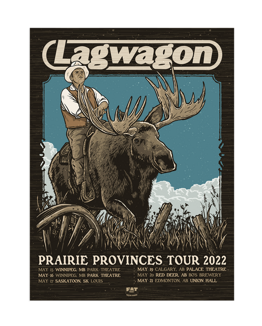 Prairie Provinces Screen Printed Poster
